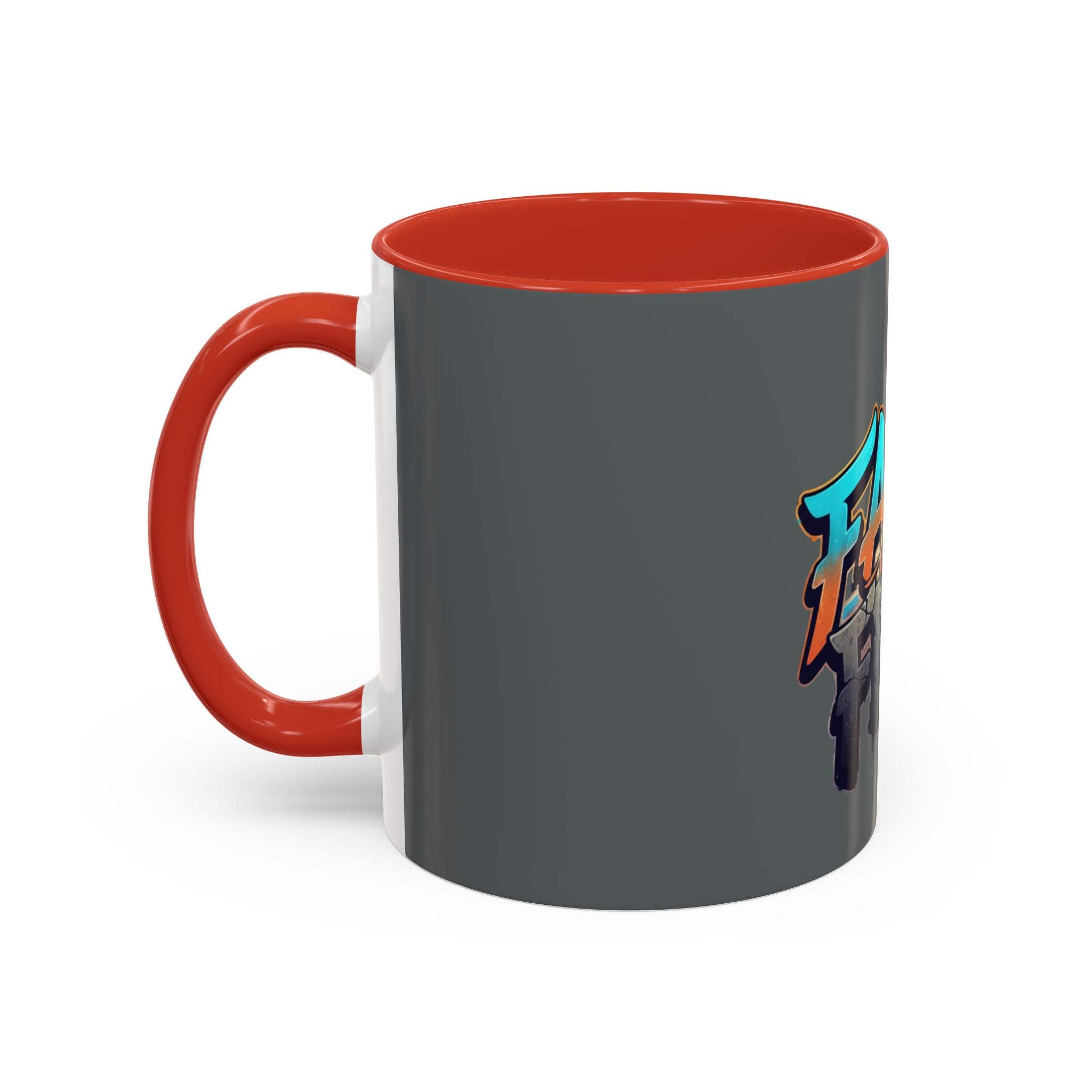 Faith Over Fear Mug | Inspirational Coffee Cup, Graffiti Lettering