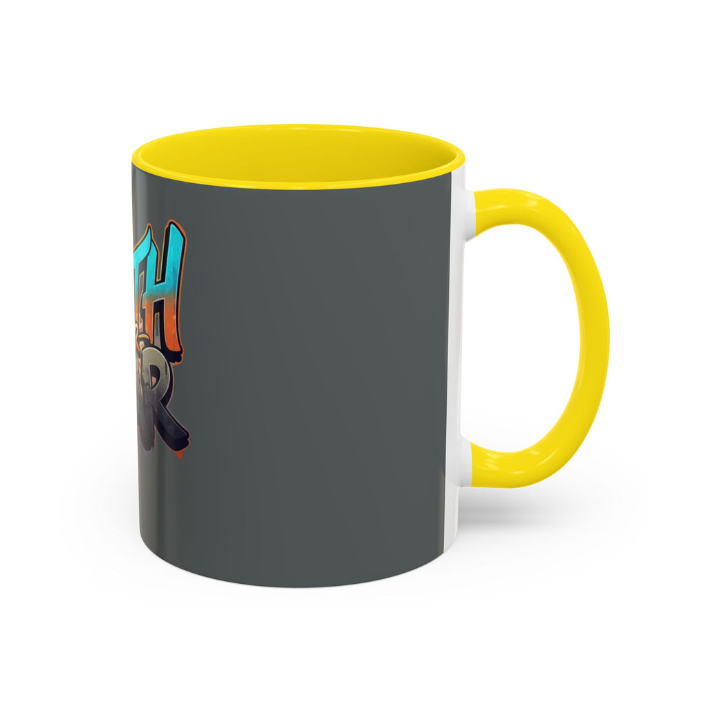 Faith Over Fear Mug | Inspirational Coffee Cup, Graffiti Lettering