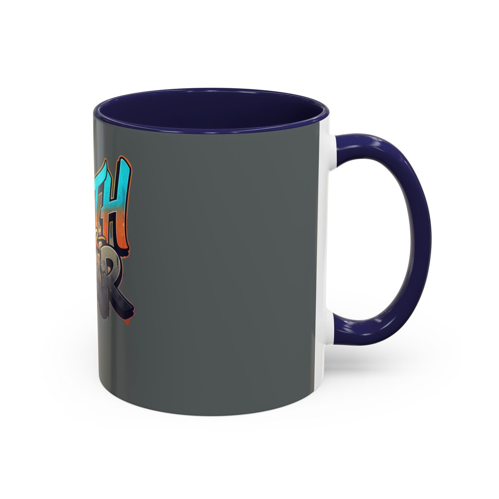 Faith Over Fear Mug | Inspirational Coffee Cup, Graffiti Lettering