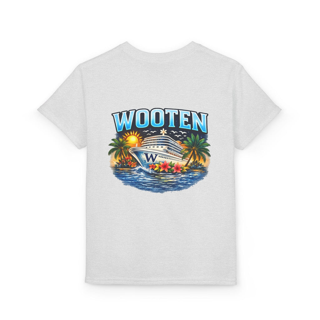 Family Cruise Trip 2026 Youth T-Shirt | Personalized Wooten Ship Design