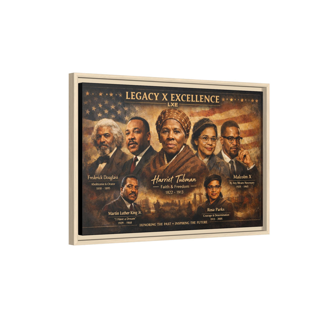 Legacy x Excellence Historical Leaders Matte Canvas, Framed