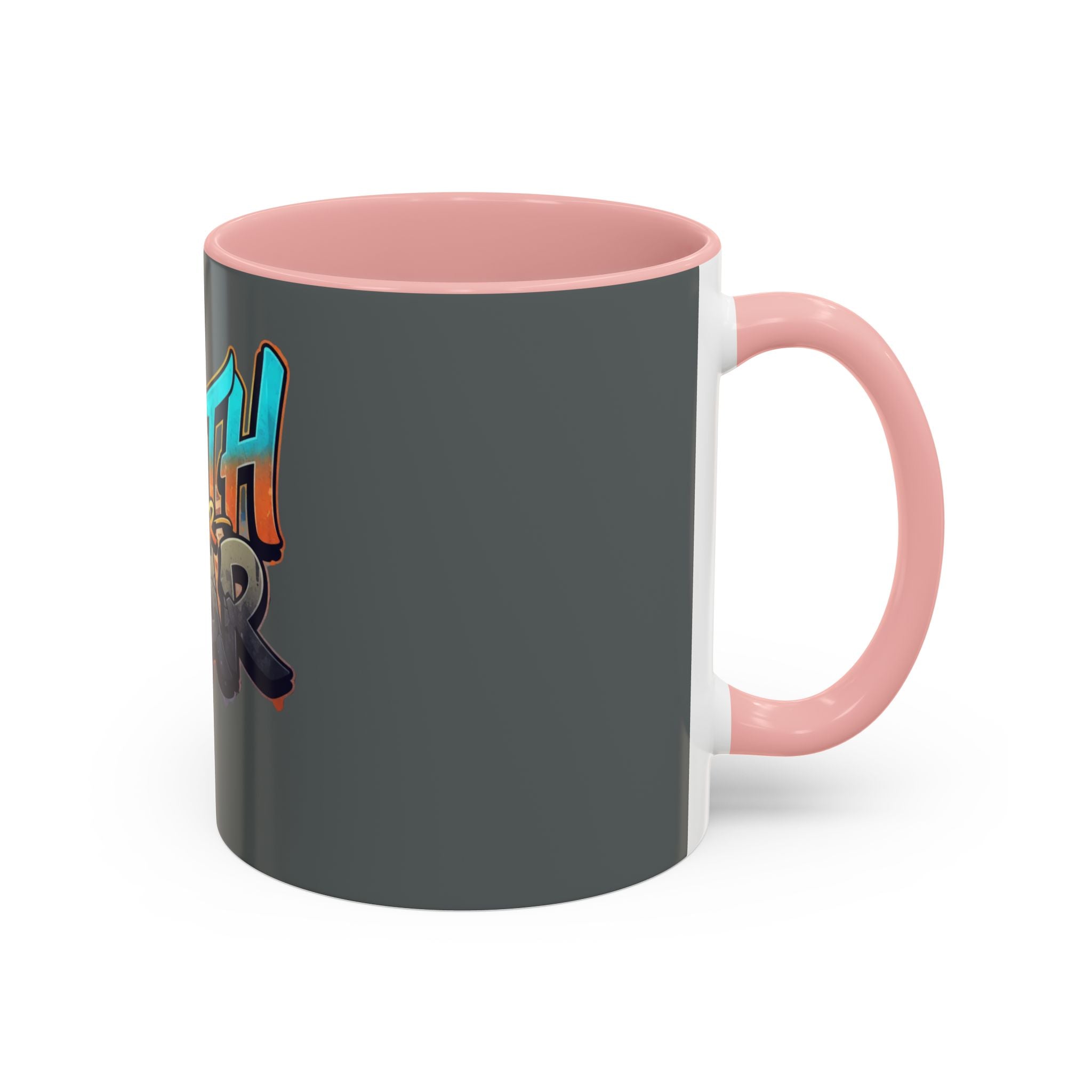 Faith Over Fear Mug | Inspirational Coffee Cup, Graffiti Lettering