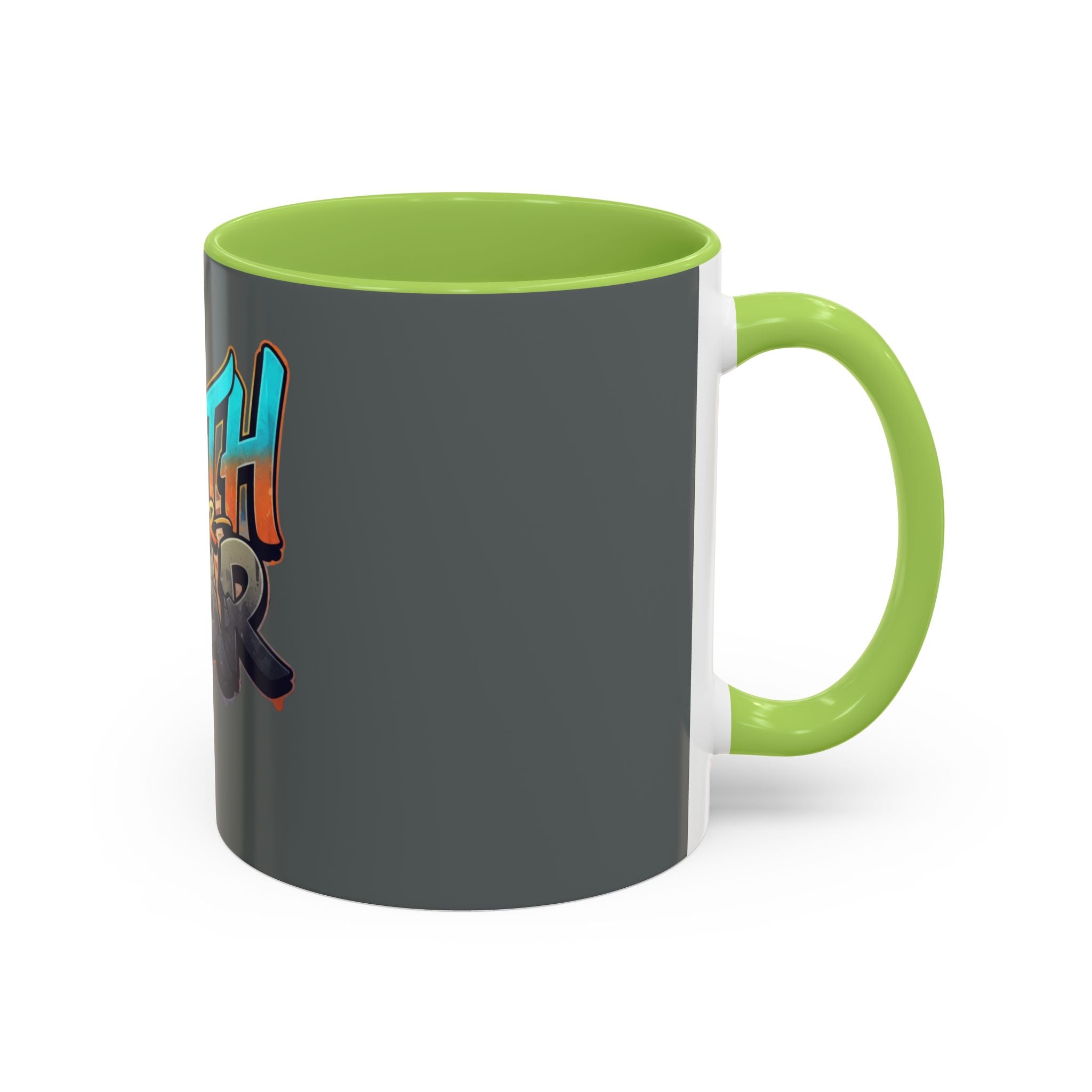 Faith Over Fear Mug | Inspirational Coffee Cup, Graffiti Lettering