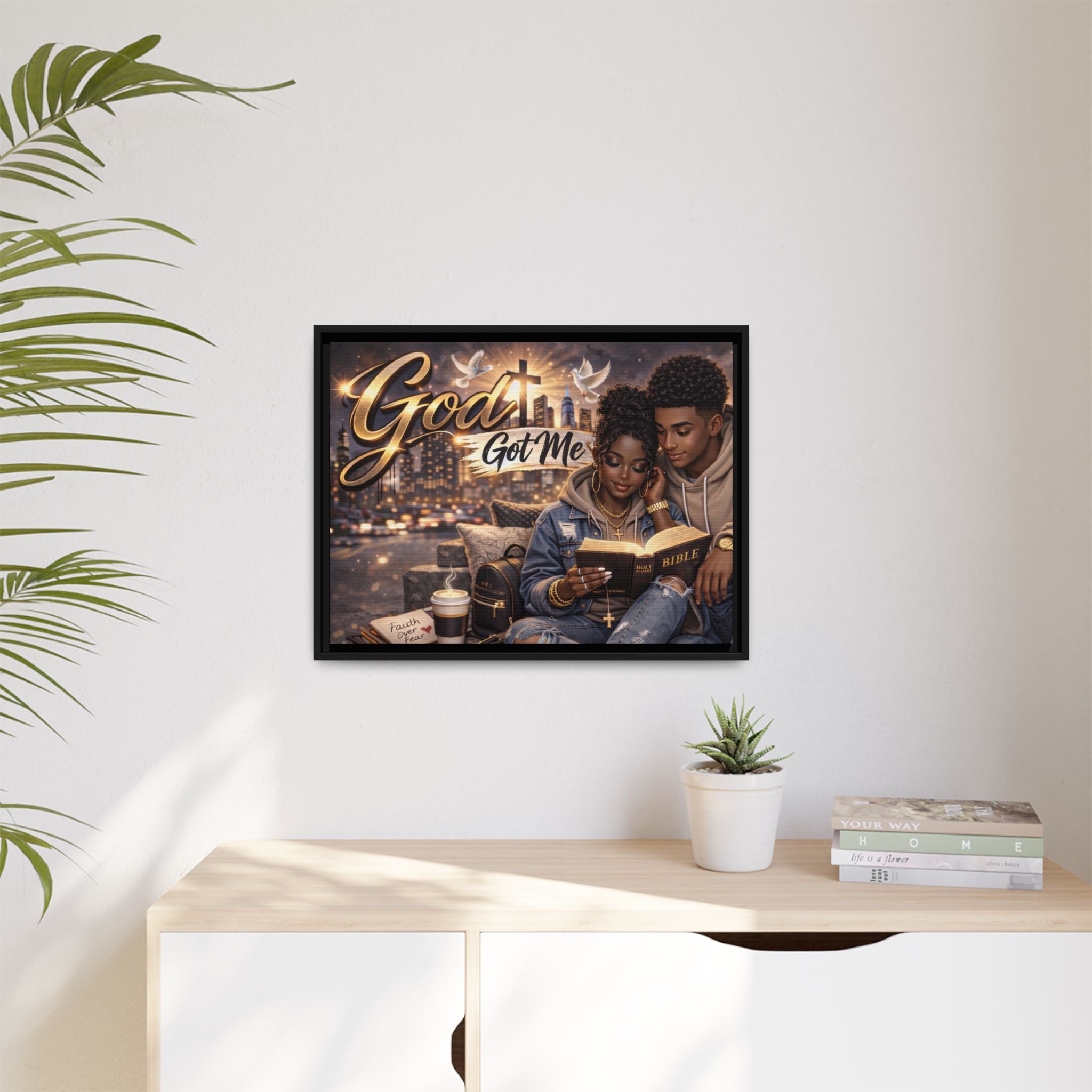 God Got Me Canvas
