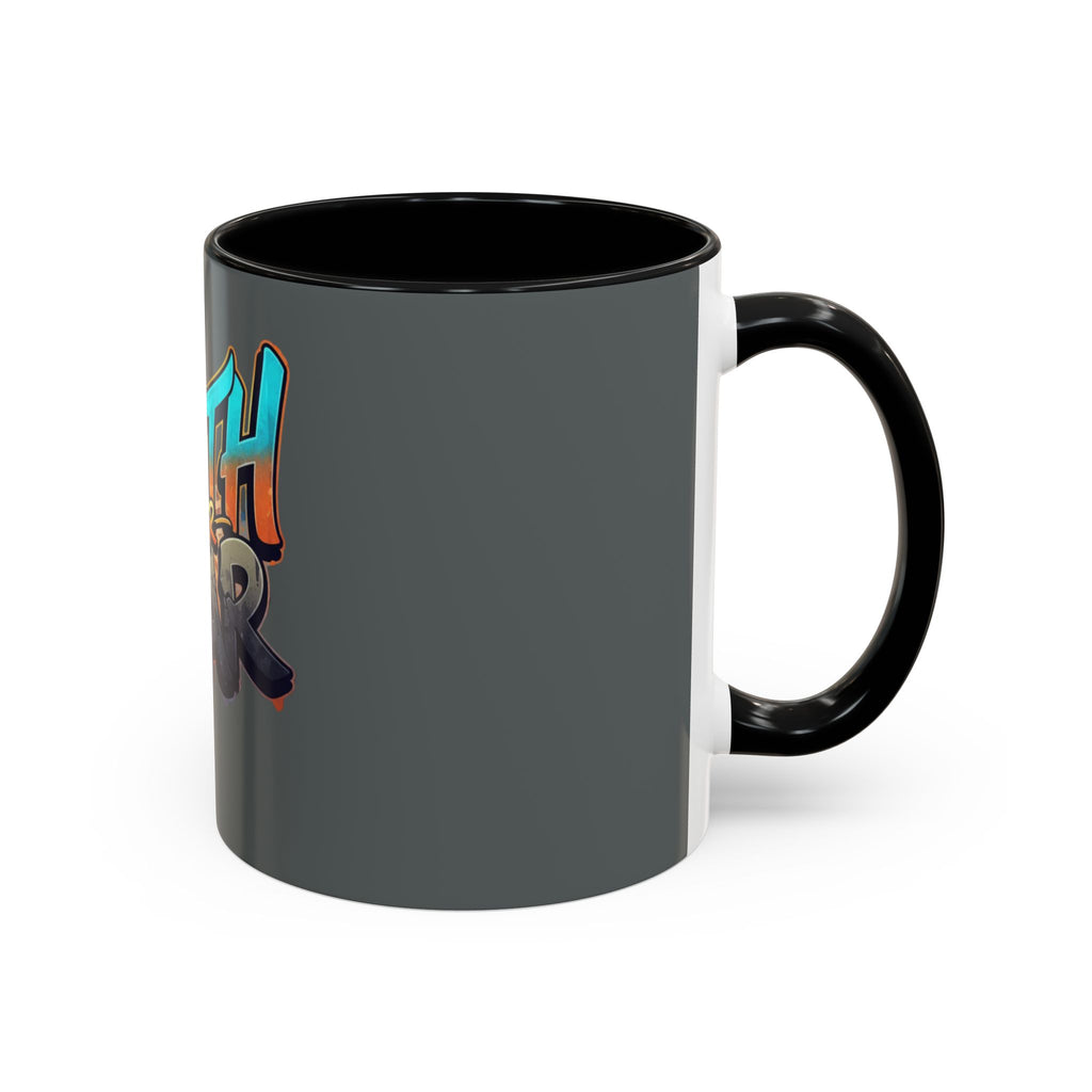 Faith Over Fear Mug | Inspirational Coffee Cup, Graffiti Lettering