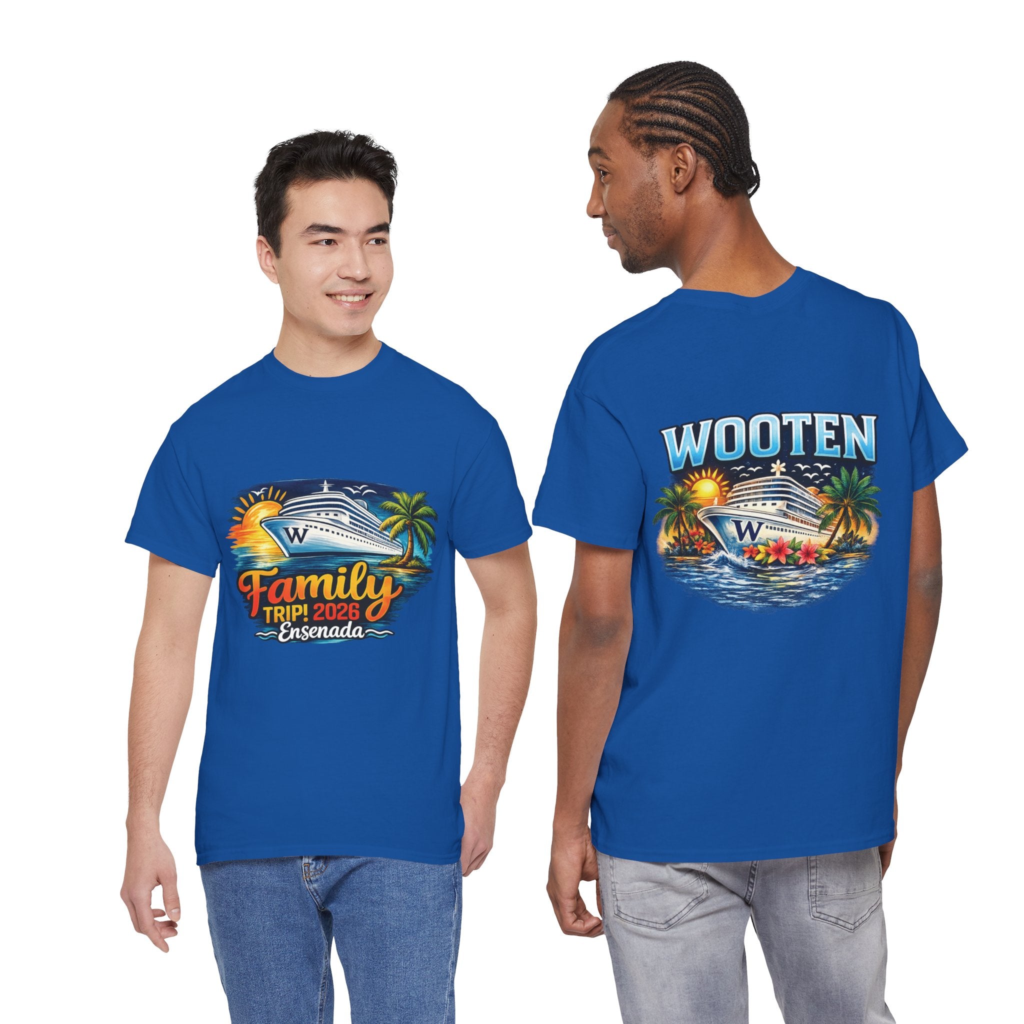 Family Cruise 2026 Tee | Personalized Wooten Cruise Shirt