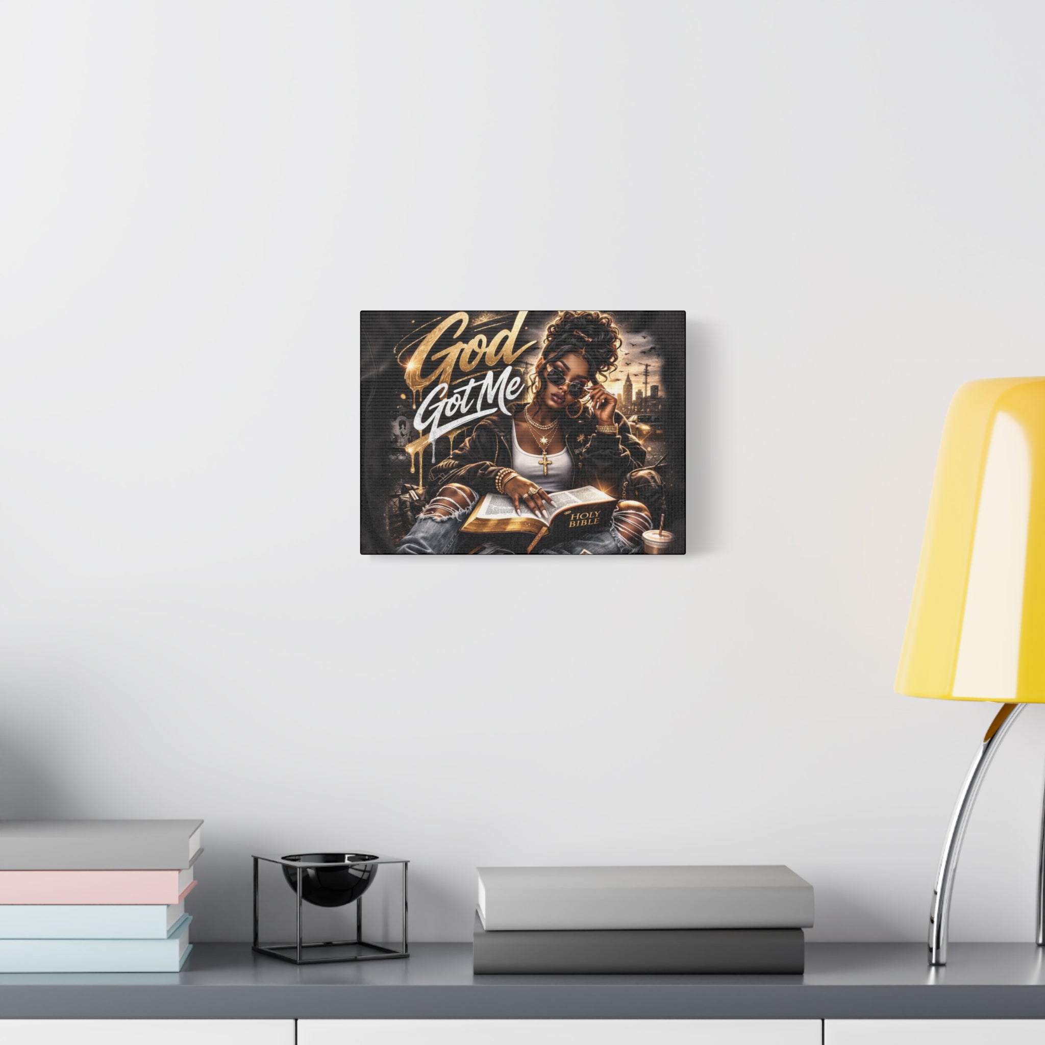 God Got Me Canvas | Matte Stretched Wall Art