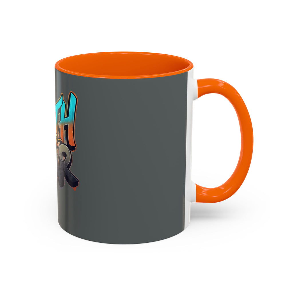 Faith Over Fear Mug | Inspirational Coffee Cup, Graffiti Lettering