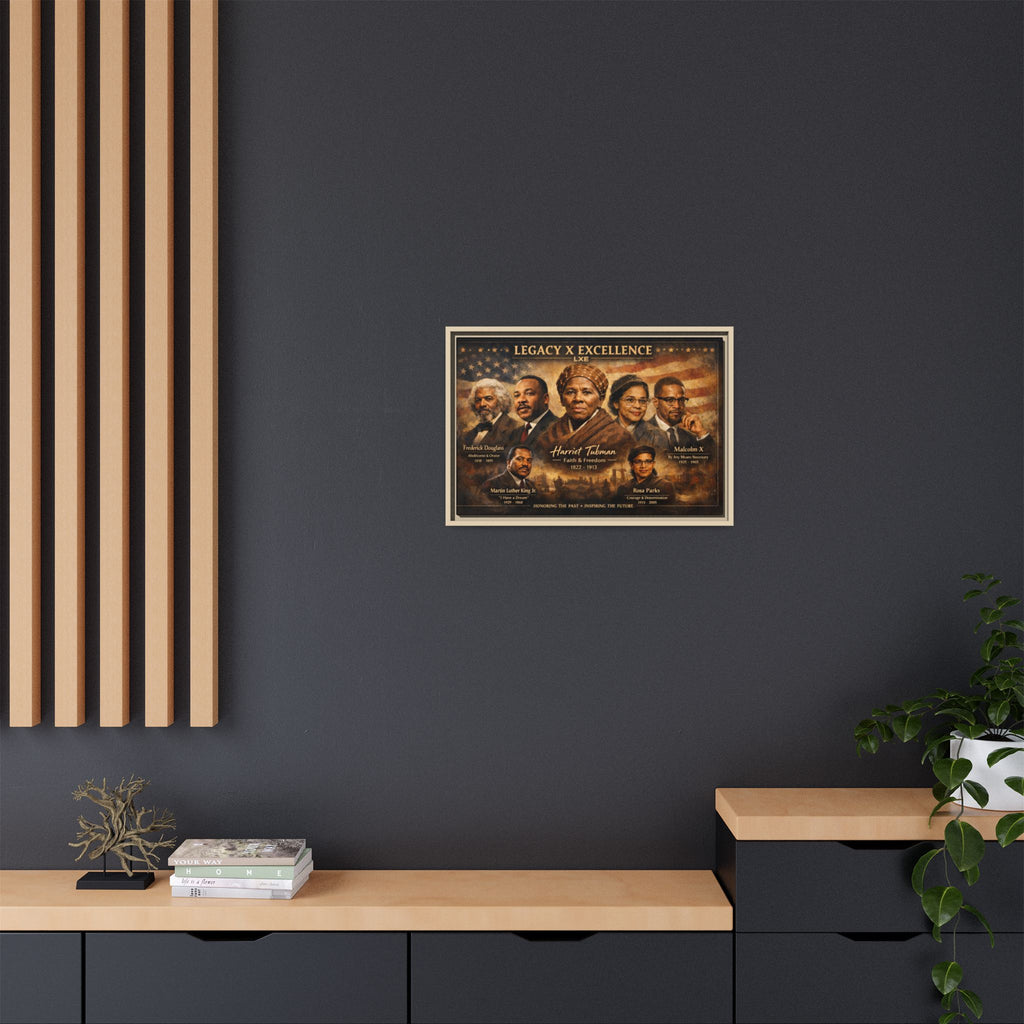 Legacy x Excellence Historical Leaders Matte Canvas, Framed