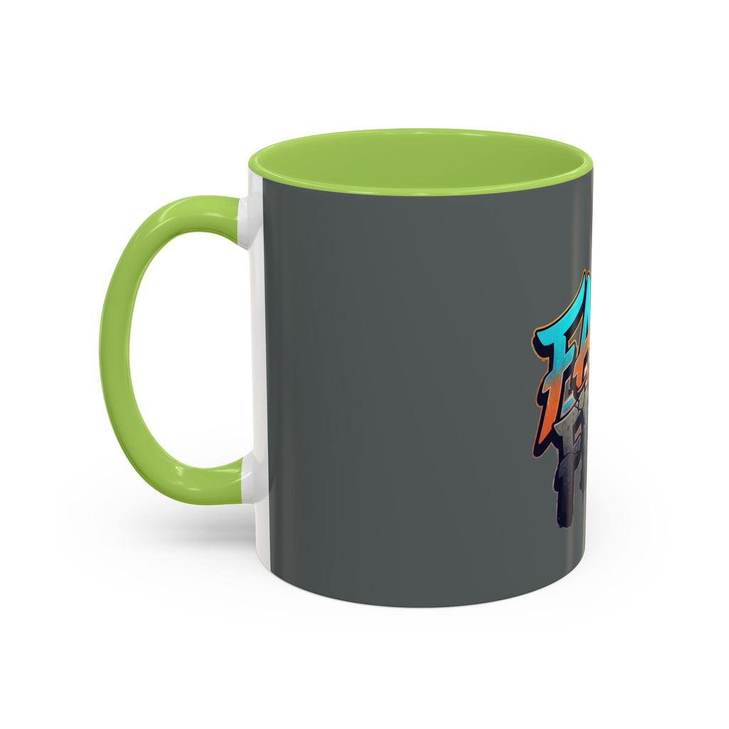 Faith Over Fear Mug | Inspirational Coffee Cup, Graffiti Lettering
