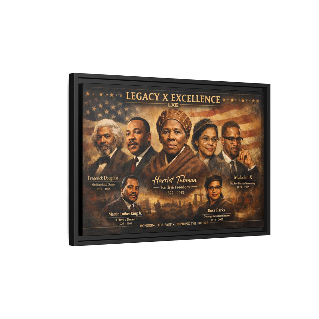 Legacy x Excellence Historical Leaders Matte Canvas, Framed