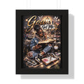 God Got Me Framed Vertical Poster | Inspirational Christian Art