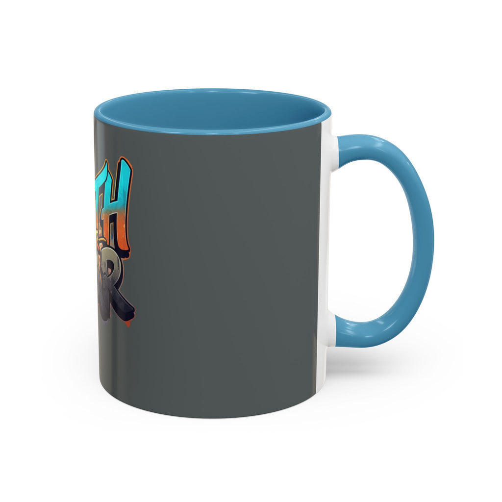Faith Over Fear Mug | Inspirational Coffee Cup, Graffiti Lettering