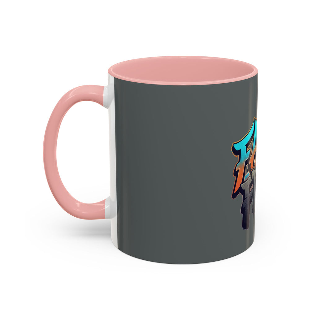 Faith Over Fear Mug | Inspirational Coffee Cup, Graffiti Lettering