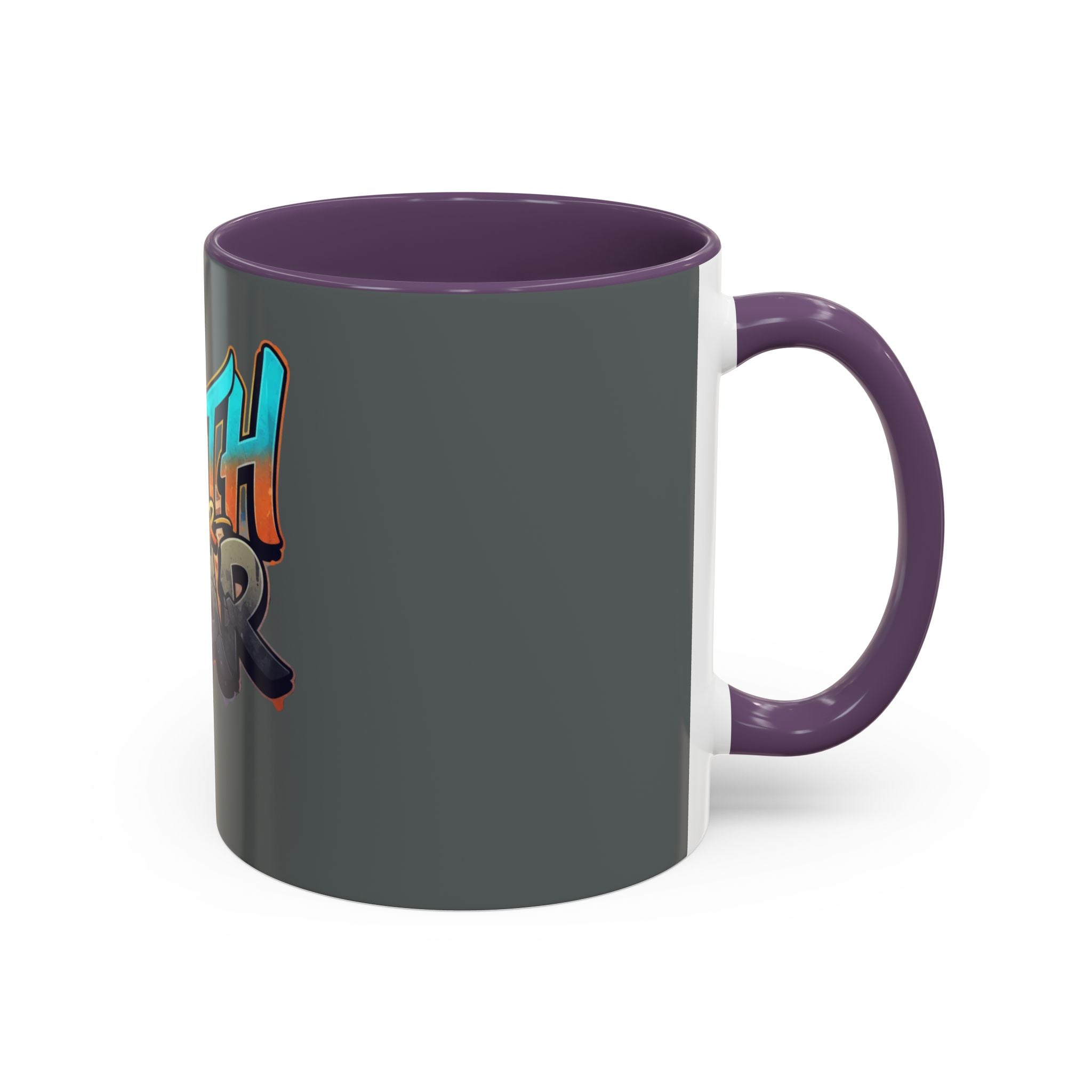 Faith Over Fear Mug | Inspirational Coffee Cup, Graffiti Lettering