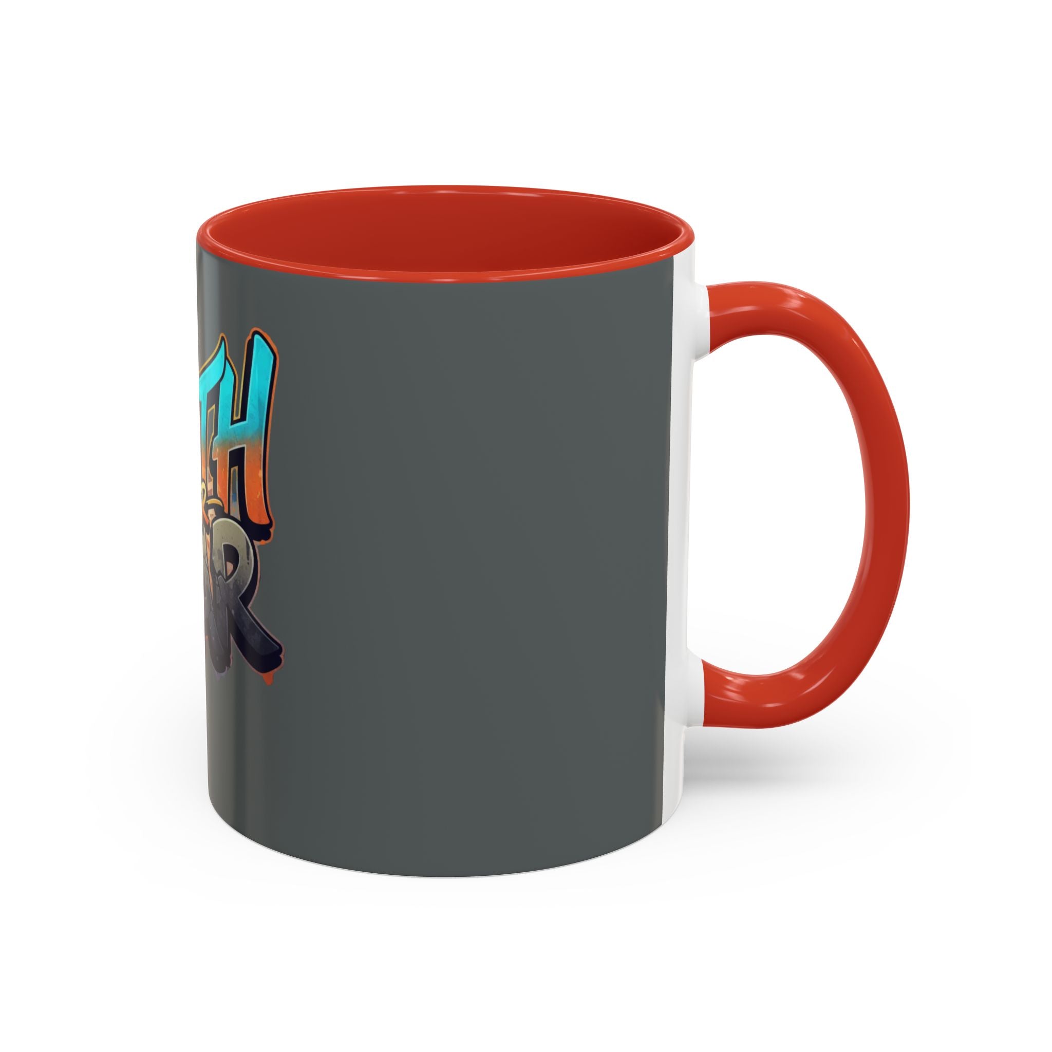Faith Over Fear Mug | Inspirational Coffee Cup, Graffiti Lettering