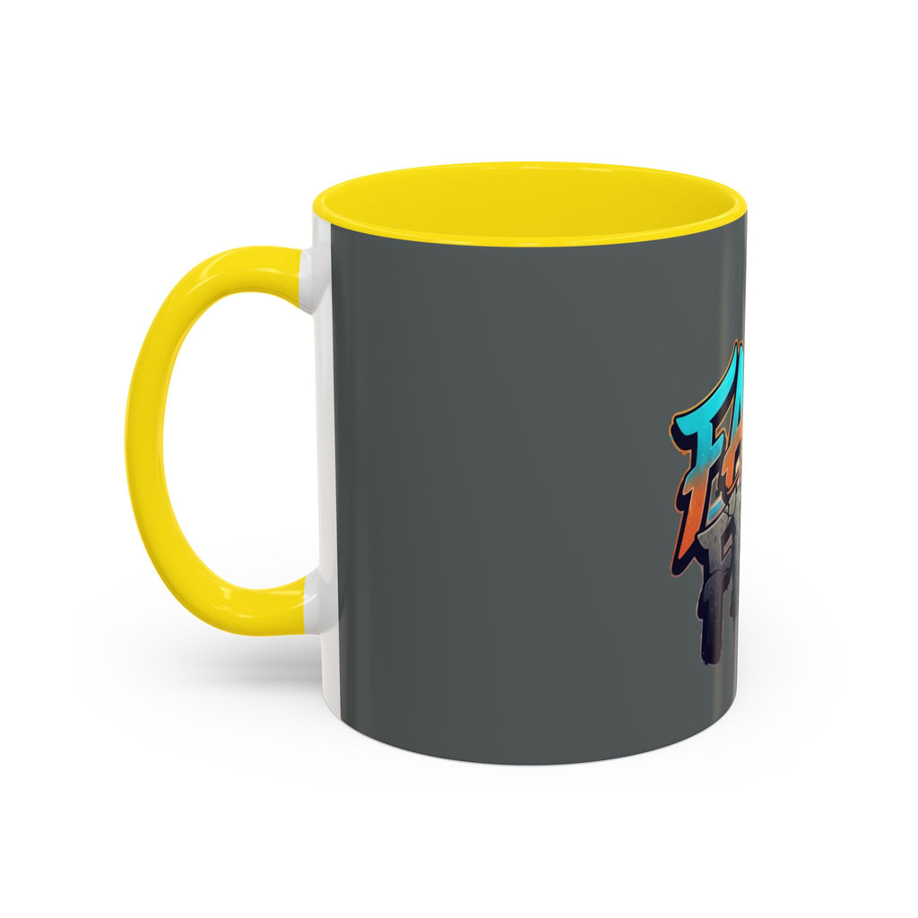 Faith Over Fear Mug | Inspirational Coffee Cup, Graffiti Lettering