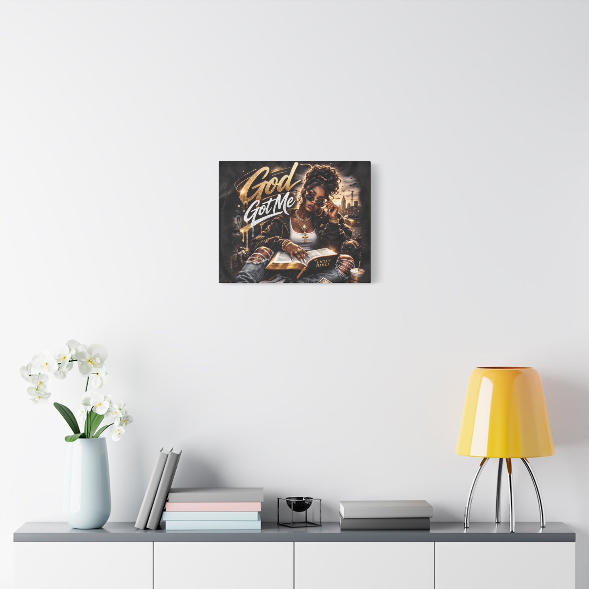 God Got Me Canvas | Matte Stretched Wall Art