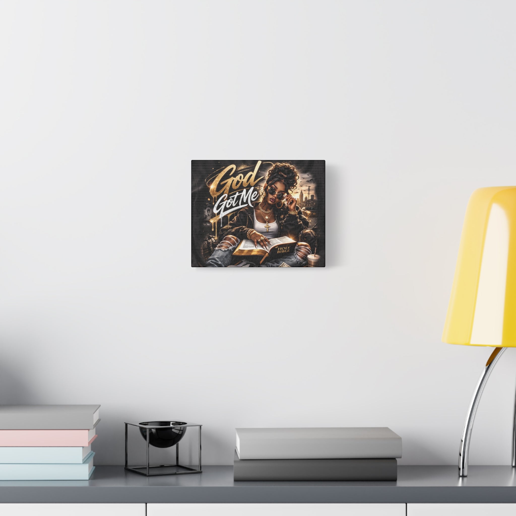 God Got Me Canvas | Matte Stretched Wall Art