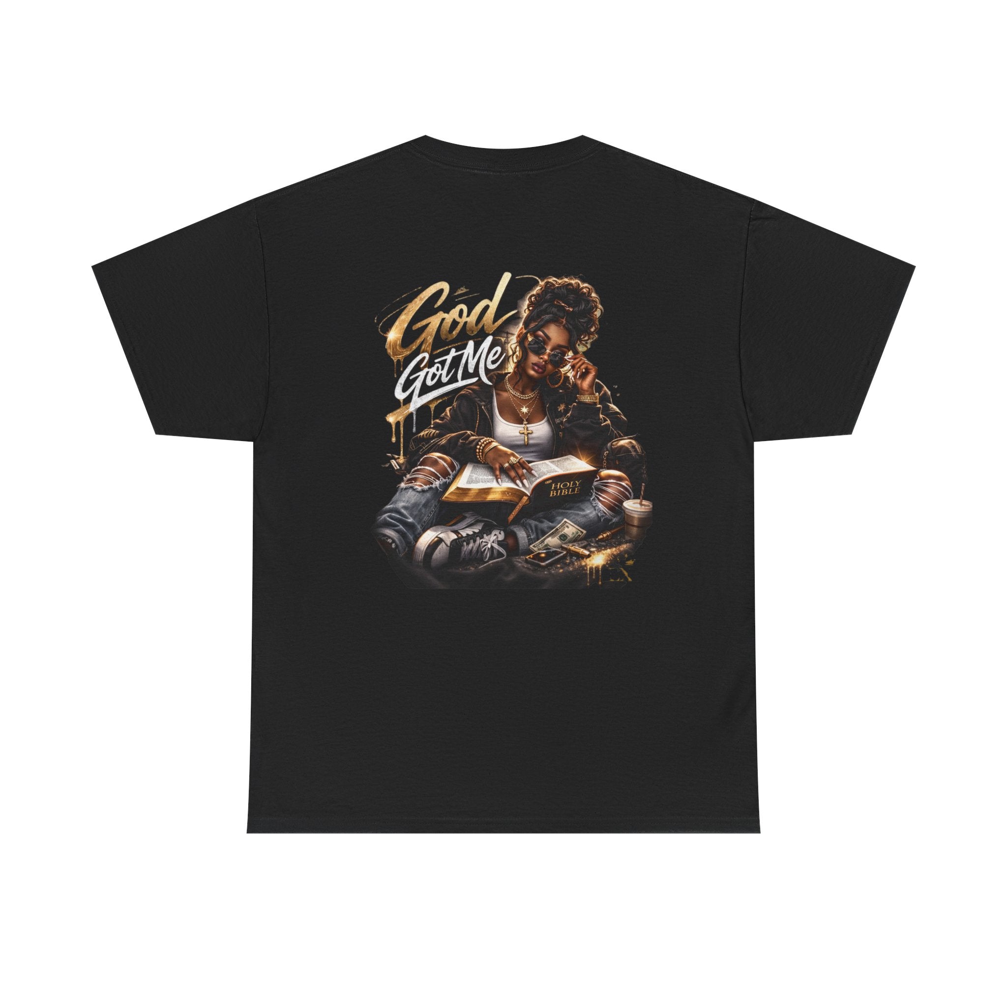 God Got Me T-Shirt | Faith Typography, Urban Christian Graphic Tee