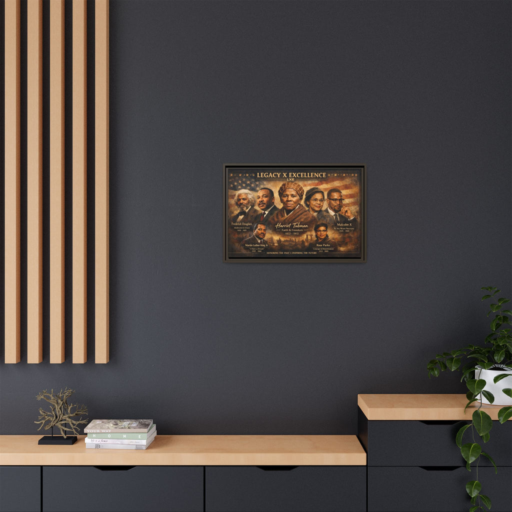 Legacy x Excellence Historical Leaders Matte Canvas, Framed