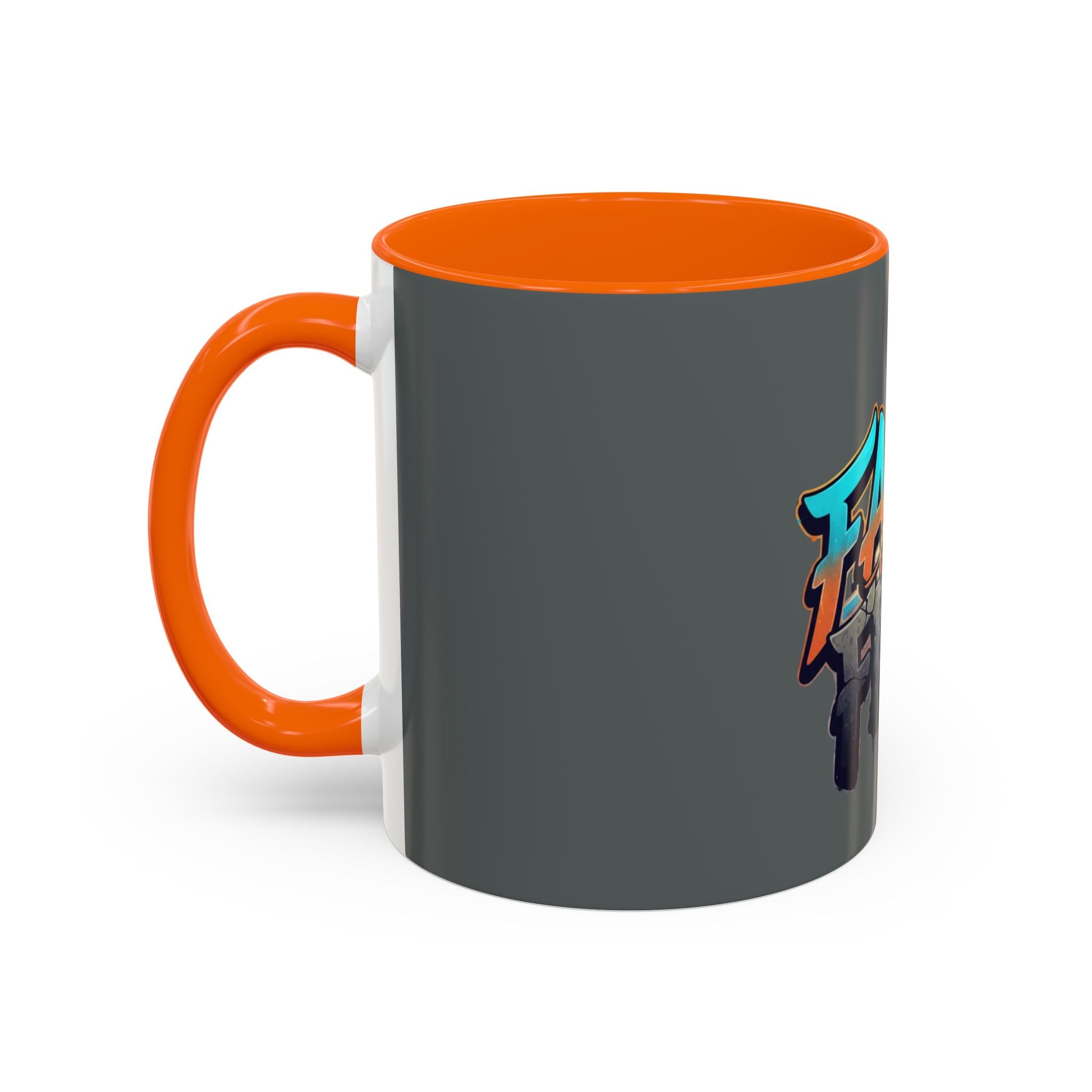 Faith Over Fear Mug | Inspirational Coffee Cup, Graffiti Lettering