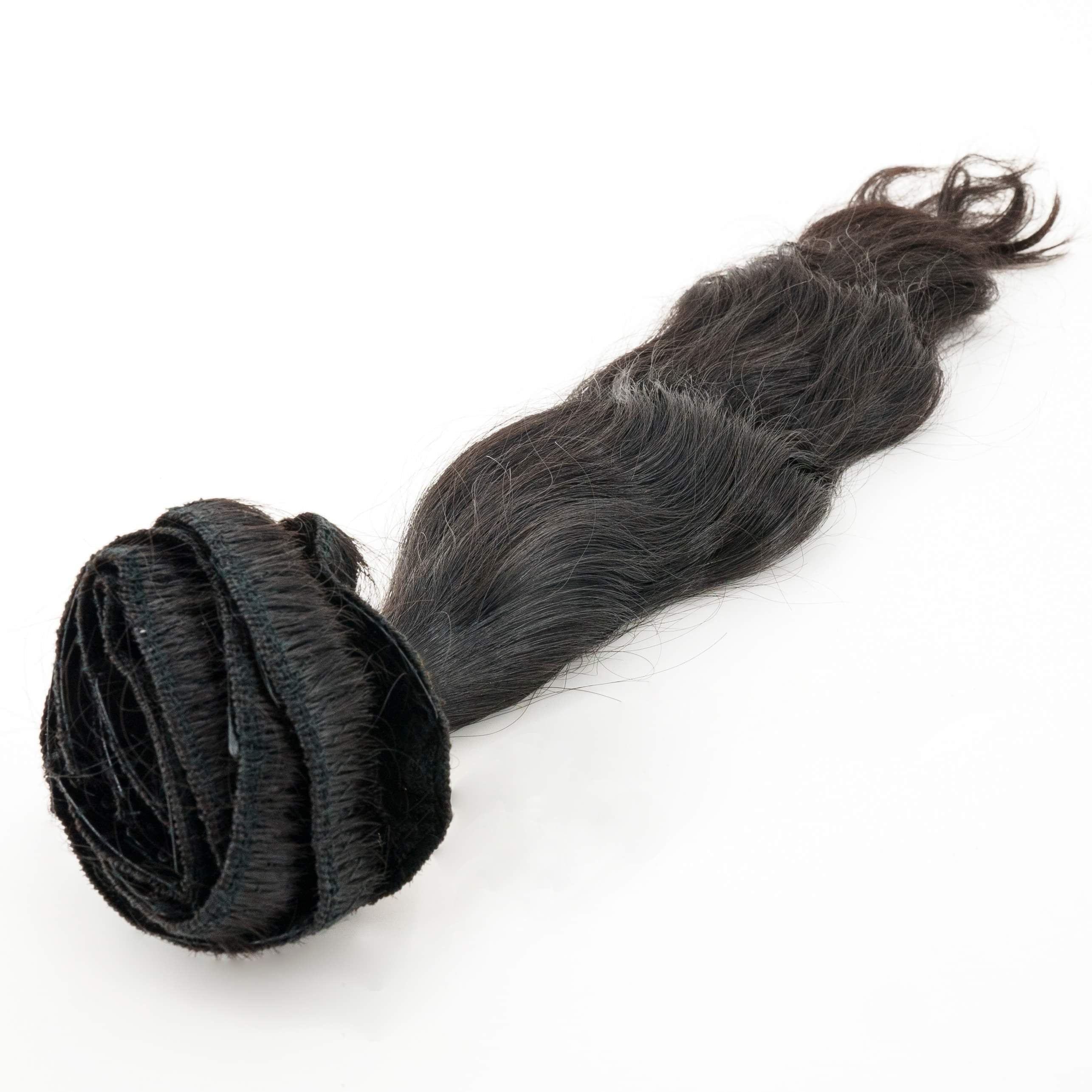 Carlotta Evette Indian Wavy Natural Black Clip-In Extensions